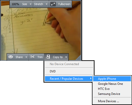 RealPlayer Editing Features